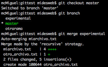 giratorio Recogiendo hojas Propuesta Trabajar con ramas en Git: git branch
