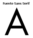 Fuente Sans Serif