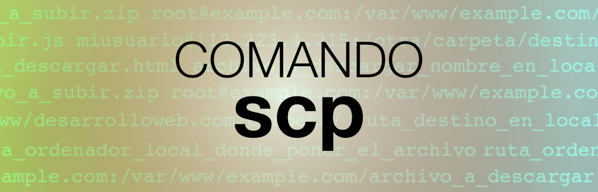 Transferir archivos con SCP por SSH