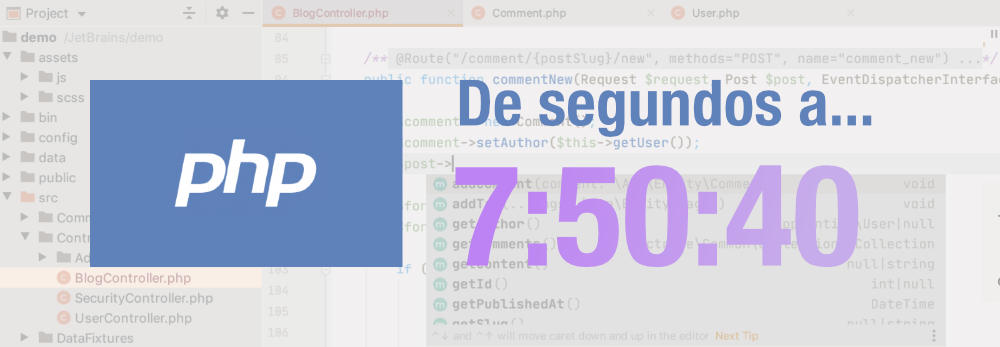 De Segundos a Horas, Minutos y Segundos con PHP