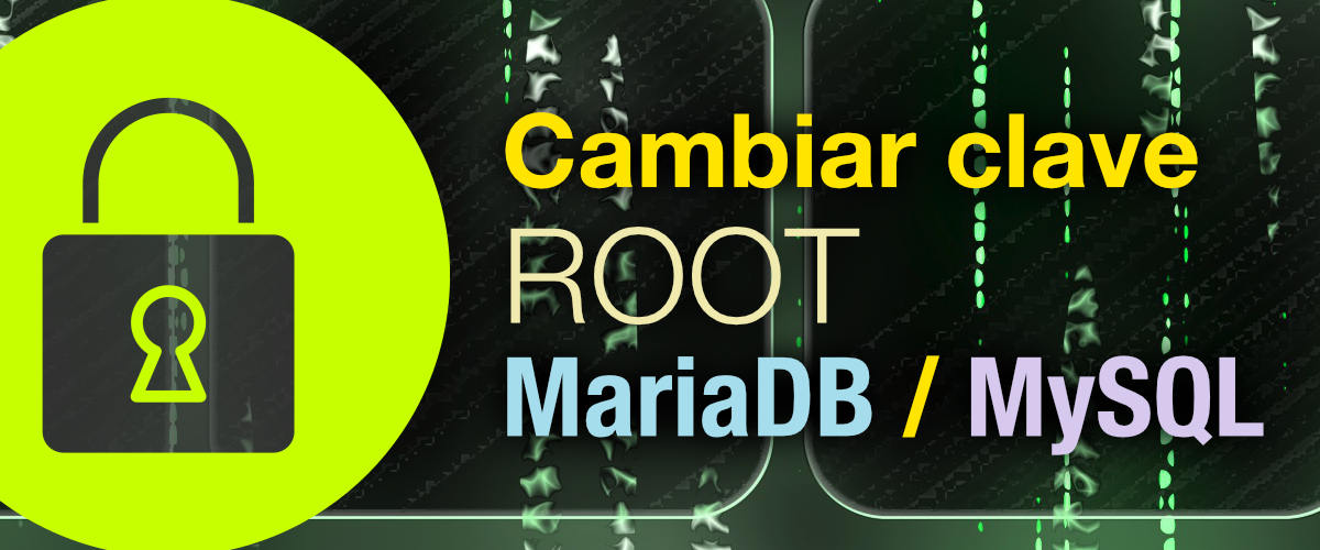 Cambiar la clave de root en MySQL / MariaDB en MacOS