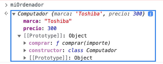 Inspeccionar un objeto en la consola de Javascript para encontrar su prototype