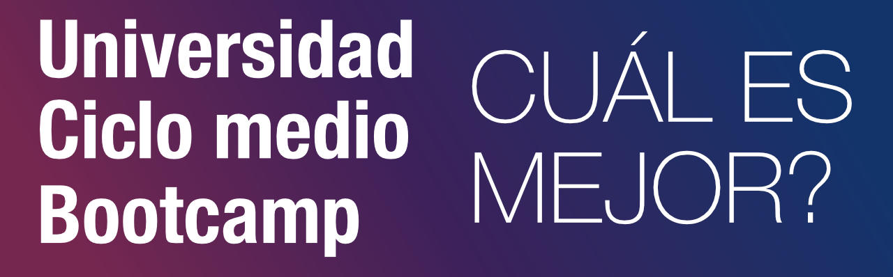 ¿Qué formación es la mejor para ti?